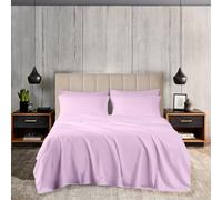 EGYLIN 800 TC Pure Egyptian Cotton Super Soft Hotel Quality 30 CM/12 Inch Deep Fitted Bed Sheet 4 pc King Bedding Set Non Iron Easy Care Sheet Sets, Wrinkle & Fade Resistant Bedsheet, Blush