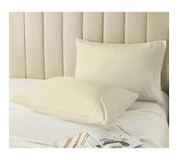 EGYLIN Pillow Cases 2 Pack King Size 50x90 cm 100% Egyptian Cotton Pillowcases with Envelope Closure Bed Pillow Cases 800 Thread Count Soft Breathable Hotel Quality Pillow Covers Easy Care - Ivory