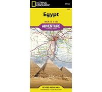 Egypt Adventure Map by National Geographic - Waterproof Travel Map with Pyramids, Nile Valley, Desert Routes & Historic Sites - Foldable Egypt Map for ... Map (National Geographic Adventure Map)