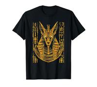 egypt ancient golden jackal face pharaoh sphinx egyptian T-Shirt