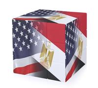 Egypt And U.S.A Flag 3-D Puzzles Magic Twist Cube
