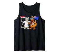 Egypt Australia Flag Egyptian Roots Australian Heritage Tank Top