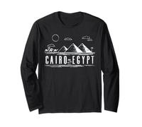 Egypt Camel Pyramids Cairo Long Sleeve T-Shirt