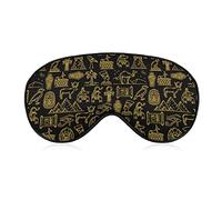 Egypt Culture of Ancient Egyptian Gods Sleep Eye Mask Soft Sleep Cover Blindfold Sleeping Mask Cover for Sleep Travel