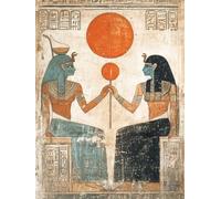 Egypt Diamond Art Kits Adults Beginners, 5D Diamond Painting Egyptian Pharaoh DIY Round Drill Crystal Art Kits for Adults, Rhinestone Embroidery Gem Paintings for Home Room Decor, Gifts 12x16 in 8-I