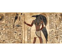 Egypt Diamond Art Kits Adults, DIY 5D Large Diamond Painting Retro Full Round Drill Crystal Art Kits 35.4 x 70.9 Inch, Embroidery Cross Stitch Canvas Painting by Numbers for Home Wall Decor (RD247)