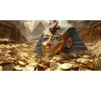 Egypt Diamond Art Pharaoh Diamond Painting Kits for Adults Beginner 5D DIY Full Round Drill Cross Stitch Kits for Adults Arts and Crafts for Bedroom Decor, Home Decor, Gifts 100 * 300CM -bby2603T8