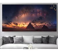 Egypt Diamond Painting Pyramid Diamond Art Kits Adults XXL 32x64inch, 2026 New DIY Adult Crafts Gem Art for Beginners,5D Full Drill Square Rhinestone Embroidery Cross Stitch Crystal Painting Z-P414
