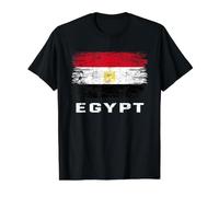 Egypt Egyptian Flag Value Graphic T-Shirt, Men, Black, L