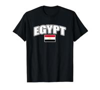 Egypt Egyptian Flag Value Graphic T-Shirt, Men, Black, S