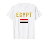Egypt Egyptian Flag Value Graphic T-Shirt, Men, White, M