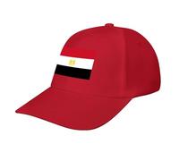 Egypt Flag Baseball Cap,Summer Adjustable Classic Low Profile Hat for Men Women,The Ultimate Accessory for Outdoor Activies Red