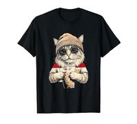 Egypt Flag Cat Egyptians Value Graphic T-Shirt, Men, Black, XL