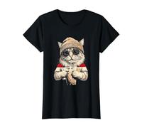 Egypt Flag Cat Egyptians Value Graphic T-Shirt, Women, Black, M