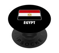 Egypt flag Egyptian pride heritage Eagle of Saladin emblem PopSockets Adhesive PopGrip