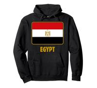 Egypt flag proud Egyptian heritage Eagle of Saladin emblem Pullover Hoodie