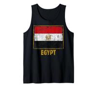 Egypt Flag Proud Vintage Egyptian Design Retro Grunge Cool Tank Top