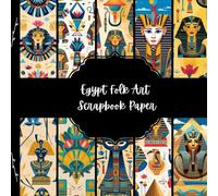 Egypt Folk Art Scrapbook Paper, African Junk Journal Paper, Travel Decorative Paper, DIY Projects, Origami, Collage Sheets, Decoupage Paper, 10 Designs, Double Sided