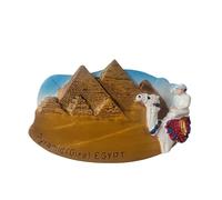 Egypt Giza Pyramids and Camel Bedouin Fridge Magnet - 3D Souvenir Magnet - Collectible Magnetic Decoration - Travel Gift Idea Collection L136