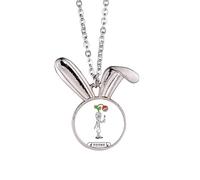 egypt halloween mutation horus Rabbit Necklace Pendant Bunny Animal Jewelry Gift