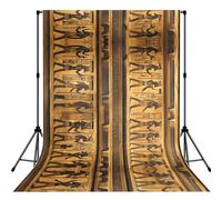 Egypt Hieroglyphics Print 5×7ft Photo Backdrop, Seamless Background Cloth for Studio and Portrait Photography(No Stand)