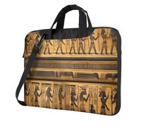 Egypt Hieroglyphics Print Ultra-Thin Portable Laptop Bag Stylish Women Men Briefcase Office Commute Travel