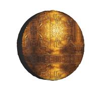 Egypt Hieroglyphics Spare Tires Cover Wheel Protectors Waterproof Dust Proof For Jeep Vehicle Suv Trailer Rv Truck