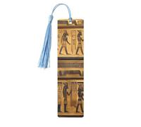 Egypt Hieroglyphicswooden Bookmarks Set for Reading, 5 Pc Thoughtful Cute Book Mark Clips Lovers Gifts