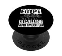 Egypt IS CALLING AND I MUST GO Egypt Travel Adventure PopSockets Adhesive PopGrip