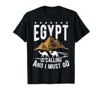 Egypt is Calling and I Must GO Egypt Travel T-Shirt