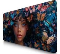 Egypt Mouse Mat 600x300x3mm XXL Gaming Mouse Pad Woman Desk Mat, Table Mats with Non-Slip, Soft Smooth Surface, Stitched Edges Desk Pad, Waterproof Fabric, Durable, Office Accessories, Gifts F0-428