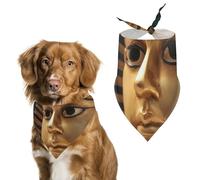 Egypt Pharaoh Egyptian Pet Bandana Dogs Triangle Scarf Cats Handkerchief Puppy Costume