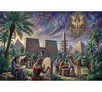 Egypt Pharaoh Tutankhamun 1000 Piece Jigsaw Puzzle,Adults & Kids 14+,Stress Relief,Home Wall Decor,Impossible Challenge,Premium Cardboard,Gift Idea,Educational Toy 70x50cm