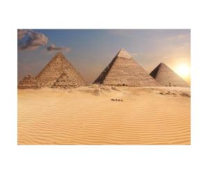 Egypt Pyramids Aquarium Background The Great Pyramid Camel Caravan Terrarium Background The Pyramids Egypt Desert Sunset View Reptile Habitat Background Pyramids Fish Tank Background 72x24in