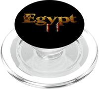 Egypt Pyramids Golden Typography Vintage Design For Men Girl PopSockets PopGrip for MagSafe