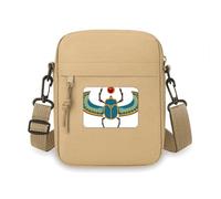 Egypt Red Yellow Blue Beetle Atonism Crossbody Bag Cell Phone Purses Handbag Shoulder Mini Bag