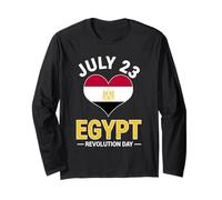 Egypt Revolution Day July 23 Egyptian Pride Long Sleeve T-Shirt