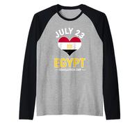 Egypt Revolution Day July 23 Egyptian Pride Raglan Baseball Tee