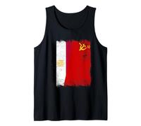 Egypt Soviet Union Flag Egyptian CCCP Heritage Tank Top