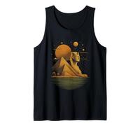Egypt Sphinx and Pyramid Design Tank Top