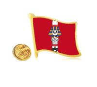 egypt sphinx football Golden Metal Flag Lapel Pin Badge