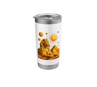 Egypt Sphinx Pyramid Ancient Egyptian Cosmic Space Stainless Steel Insulated Tumbler