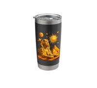 Egypt Sphinx Pyramid Ancient Egyptian Cosmic Space Stainless Steel Insulated Tumbler