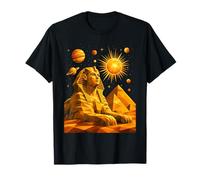 Egypt Sphinx Pyramid Ancient Egyptian Cosmic Space T-Shirt