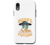 Egypt Where The Past Meets The Future UFO Pyramids Case for iPhone XR