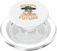 Egypt Where The Past Meets The Future UFO Pyramids PopSockets PopGrip for MagSafe