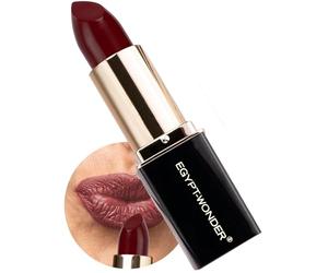 EGYPT-WONDER® Day+Night Lipstick Mulberry - Deep Berry Red with Matte Finish - Smooth Lipstick with Soft Texture - For Modern Looks and Clear Accents