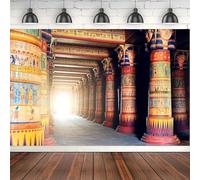 Egypt Writing On Stone In Egypt Photography Backdrop Columns With Pharaoh Hieroglyphics Carving Temple Corridor Background 300x200cm
