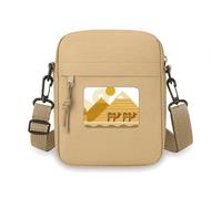 Egypt Yellow Green Sphinx Pyrads Camel Crossbody Bag Cell Phone Purses Handbag Shoulder Mini Bag