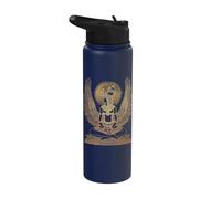 Egyptian Ancient isis god Pharaoh Egypt Sphinx Stainless Steel Insulated Water Bottle